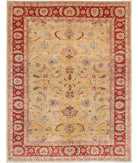 Sultanabad 8'2'' X 10'8'' Hand-Knotted Wool Rug 8'2'' x 10'8'' (245 X 320) / Gold / Rust