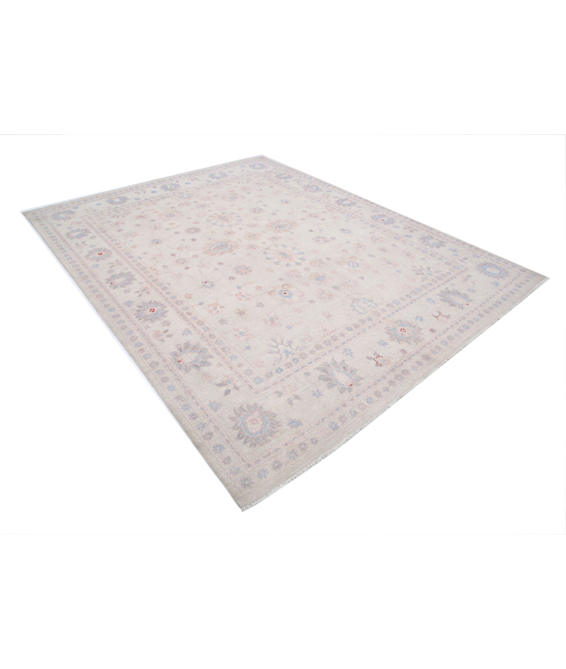 Serenity 7'11'' X 9'9'' Hand-Knotted Wool Rug 7'11'' x 9'9'' (238 X 293) / Ivory / Ivory