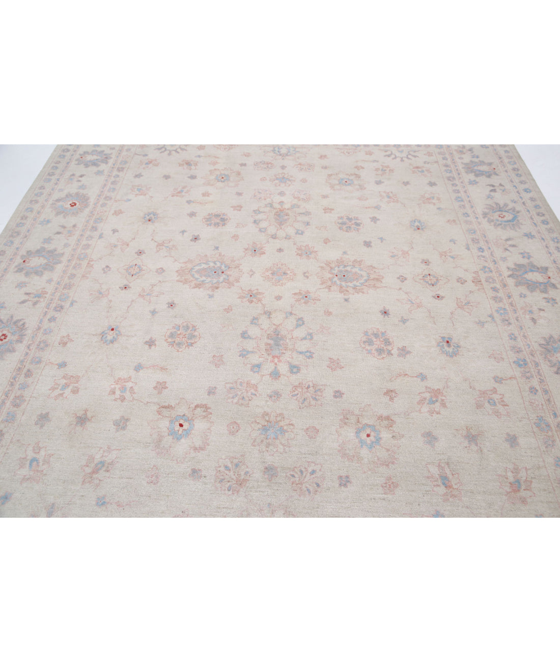 Serenity 7'11'' X 9'9'' Hand-Knotted Wool Rug 7'11'' x 9'9'' (238 X 293) / Ivory / Ivory