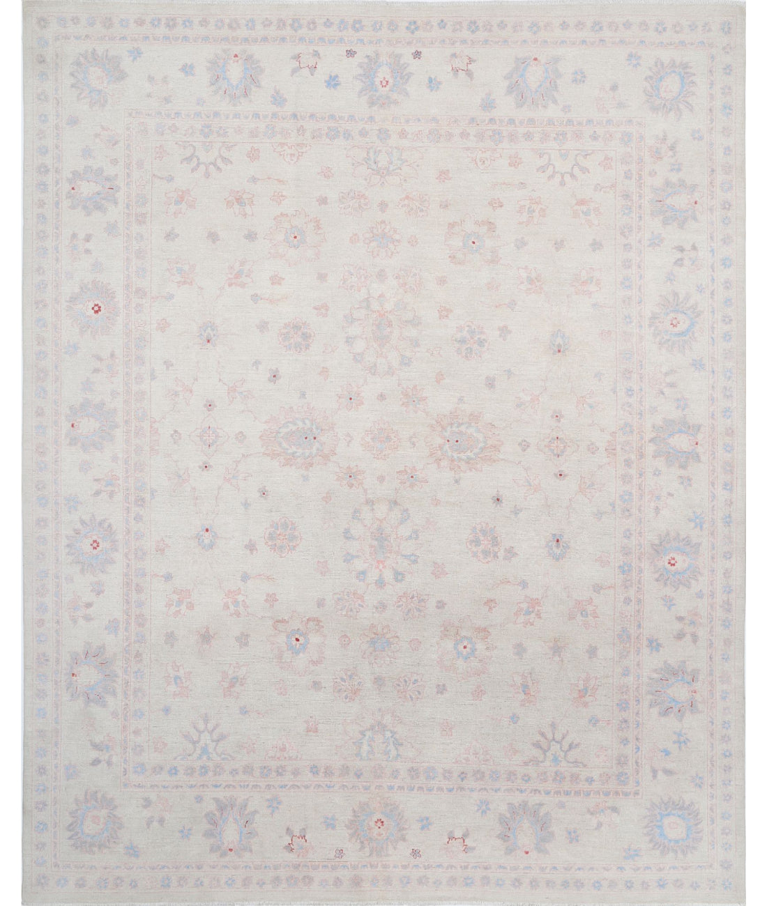 Serenity 7'11'' X 9'9'' Hand-Knotted Wool Rug 7'11'' x 9'9'' (238 X 293) / Ivory / Ivory