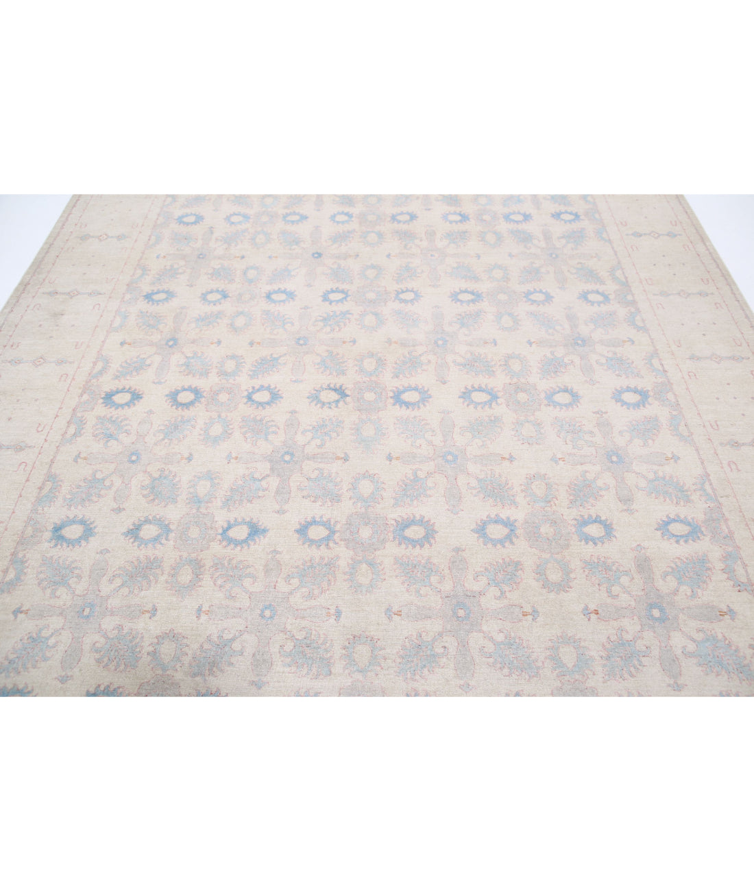 Serenity 8'0'' X 9'7'' Hand-Knotted Wool Rug 8'0'' x 9'7'' (240 X 288) / Ivory / Ivory