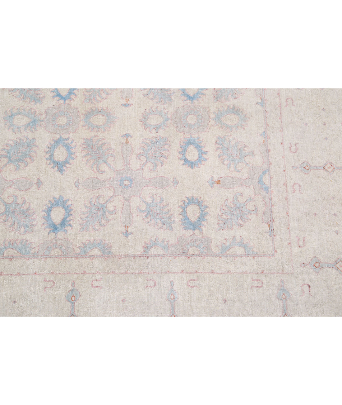 Serenity 8'0'' X 9'7'' Hand-Knotted Wool Rug 8'0'' x 9'7'' (240 X 288) / Ivory / Ivory