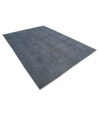 Overdye 7'4'' X 10'2'' Hand-Knotted Wool Rug 7'4'' x 10'2'' (220 X 305) / Grey / Grey