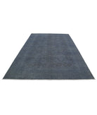 Overdye 7'4'' X 10'2'' Hand-Knotted Wool Rug 7'4'' x 10'2'' (220 X 305) / Grey / Grey