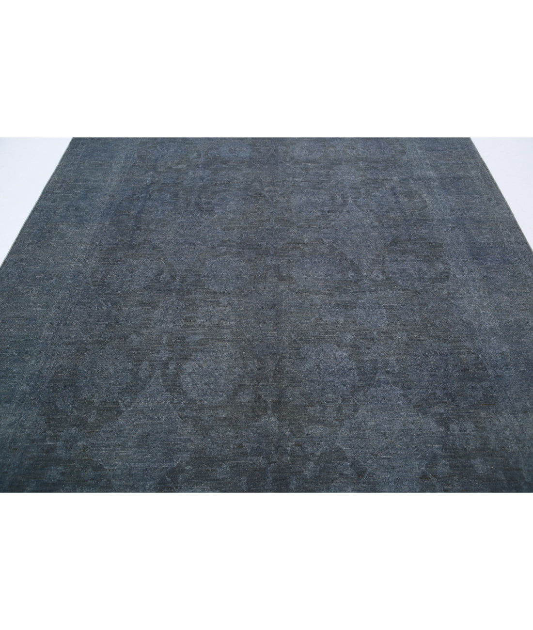 Overdye 7'4'' X 10'2'' Hand-Knotted Wool Rug 7'4'' x 10'2'' (220 X 305) / Grey / Grey