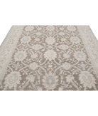 Serenity 7'7'' X 9'9'' Hand-Knotted Wool Rug 7'7'' x 9'9'' (228 X 293) / Brown / Ivory