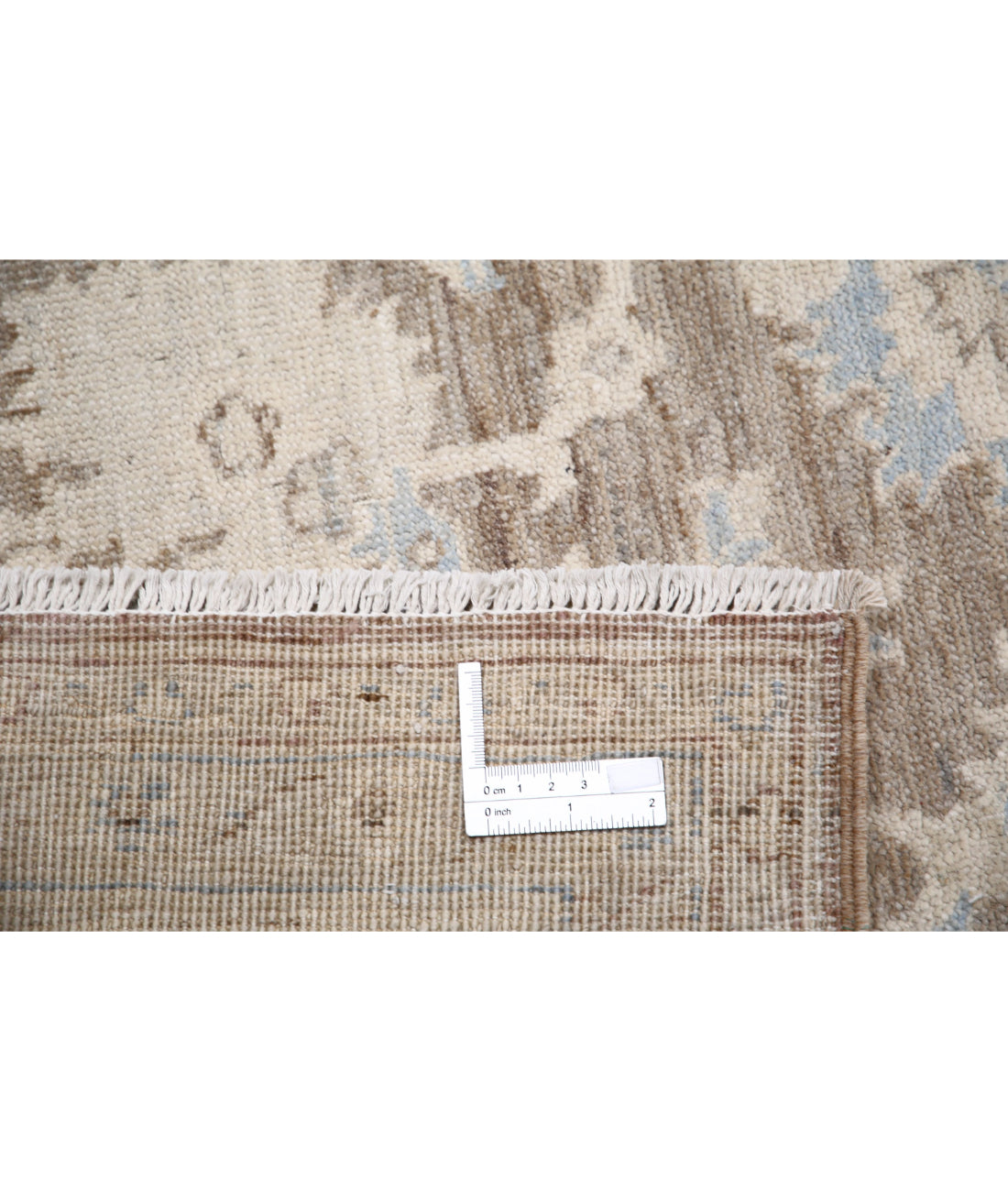 Serenity 7'7'' X 9'9'' Hand-Knotted Wool Rug 7'7'' x 9'9'' (228 X 293) / Brown / Ivory