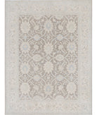 Serenity 7'7'' X 9'9'' Hand-Knotted Wool Rug 7'7'' x 9'9'' (228 X 293) / Brown / Ivory