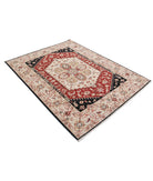 Ziegler 4'10'' X 6'2'' Hand-Knotted Wool Rug 4'10'' x 6'2'' (145 X 185) / Black / Ivory