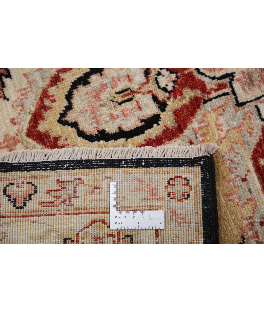 Ziegler 4'10'' X 6'2'' Hand-Knotted Wool Rug 4'10'' x 6'2'' (145 X 185) / Black / Ivory