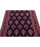 Kashan 4'4'' X 6'9'' Hand-Knotted Wool Rug 4'4'' x 6'9'' (130 X 203) / Blue / Red