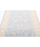 Serenity 4'9'' X 6'11'' Hand-Knotted Wool Rug 4'9'' x 6'11'' (143 X 208) / Blue / Ivory