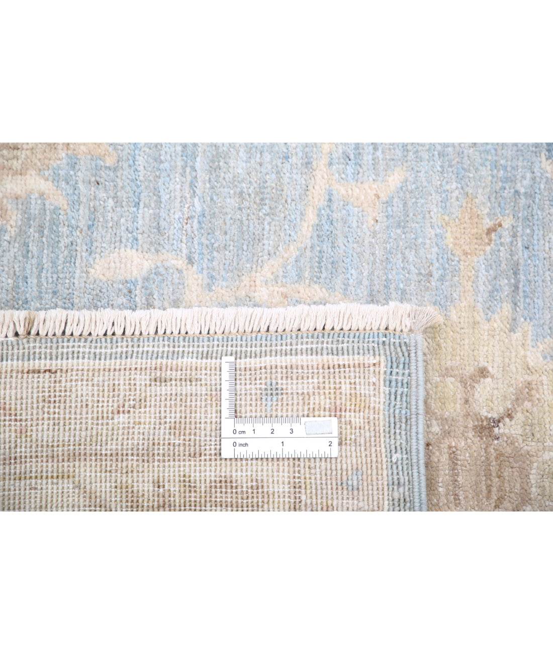 Serenity 4'9'' X 6'11'' Hand-Knotted Wool Rug 4'9'' x 6'11'' (143 X 208) / Blue / Ivory