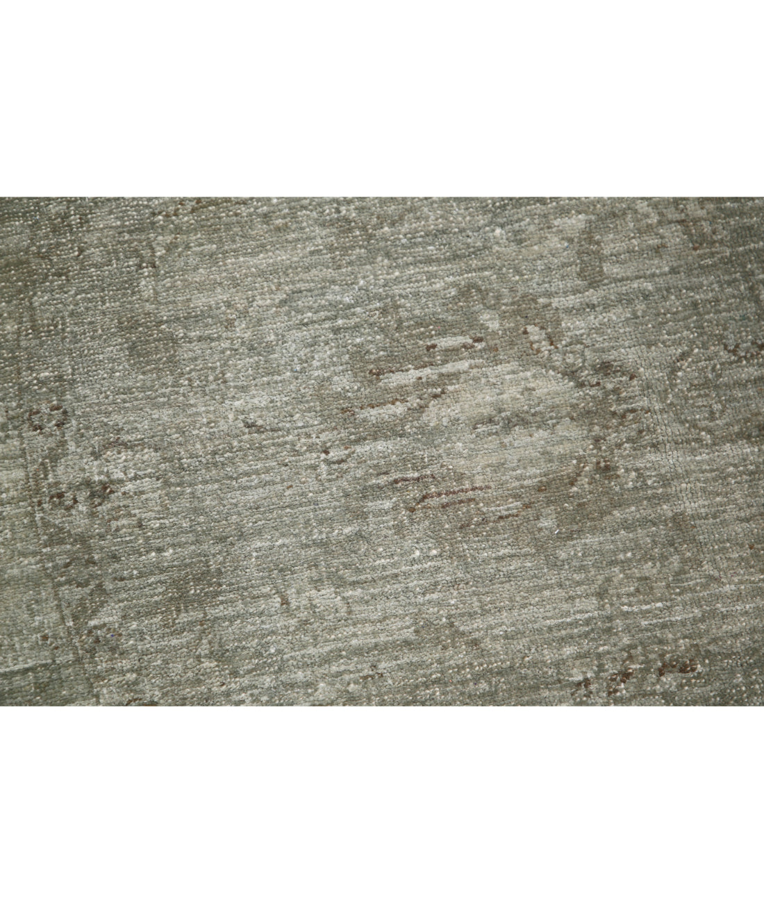 Overdye 5'4'' X 5'6'' Hand-Knotted Wool Rug 5'4'' x 5'6'' (160 X 165) / Grey / Grey