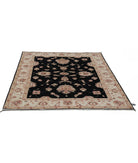 Ziegler 4'11'' X 6'3'' Hand-Knotted Wool Rug 4'11'' x 6'3'' (148 X 188) / Black / Ivory