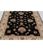 Ziegler 4'11'' X 6'3'' Hand-Knotted Wool Rug 4'11'' x 6'3'' (148 X 188) / Black / Ivory