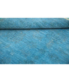 Overdye 5'0'' X 5'2'' Hand-Knotted Wool Rug 5'0'' x 5'2'' (150 X 155) / Blue / Blue