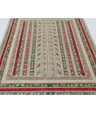 Shaal 4'10'' X 6'6'' Hand-Knotted Wool Rug 4'10'' x 6'6'' (145 X 195) / Ivory / Multi