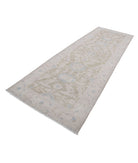 Serenity 4'2'' X 12'1'' Hand-Knotted Wool Rug 4'2'' x 12'1'' (125 X 363) / Green / Ivory