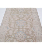 Serenity 4'2'' X 12'1'' Hand-Knotted Wool Rug 4'2'' x 12'1'' (125 X 363) / Green / Ivory