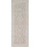 Serenity 4'2'' X 12'1'' Hand-Knotted Wool Rug 4'2'' x 12'1'' (125 X 363) / Green / Ivory