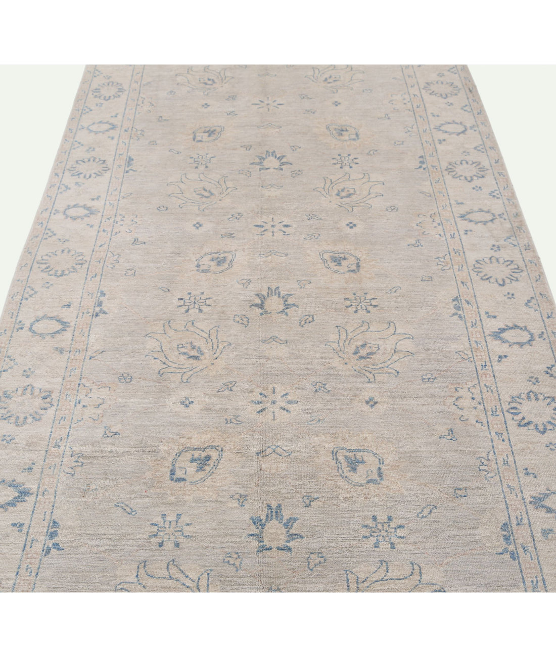 Serenity 3'11'' X 13'9'' Hand-Knotted Wool Rug 3'11'' x 13'9'' (118 X 413) / Brown / Ivory