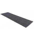 Overdye 3'1'' X 10'6'' Hand-Knotted Wool Rug 3'1'' x 10'6'' (93 X 315) / Grey / Grey