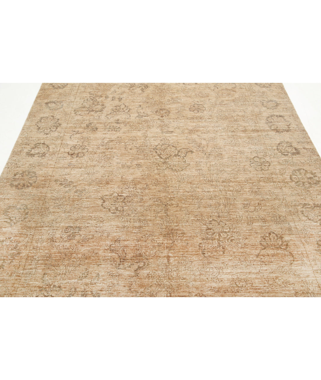 Ziegler 6'6'' X 9'3'' Hand-Knotted Wool Rug 6'6'' x 9'3'' (195 X 278) / Brown / Brown