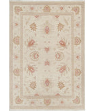 Ziegler 4'1'' X 5'11'' Hand-Knotted Wool Rug 4'1'' x 5'11'' (123 X 178) / Ivory / Ivory