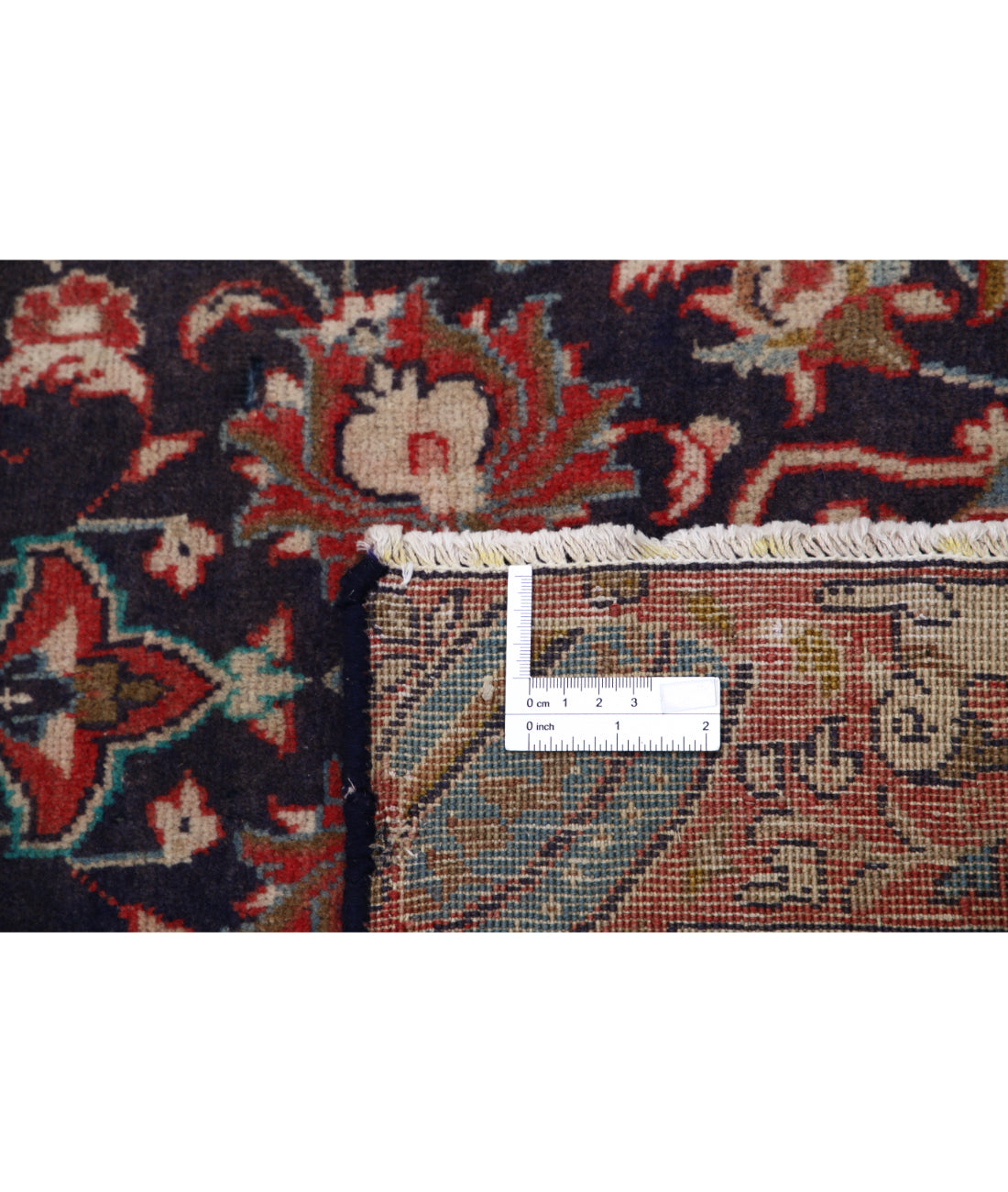 Tabriz 3'3'' X 6'10'' Hand-Knotted Wool Rug 3'3'' x 6'10'' (98 X 205) / Blue / Rust