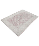 Serenity 4'2'' X 5'9'' Hand-Knotted Wool Rug 4'2'' x 5'9'' (125 X 173) / Brown / Ivory