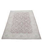 Serenity 4'2'' X 5'9'' Hand-Knotted Wool Rug 4'2'' x 5'9'' (125 X 173) / Brown / Ivory