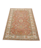 Ziegler 3'0'' X 4'8'' Hand-Knotted Wool Rug 3'0'' x 4'8'' (90 X 140) / Brown / Ivory