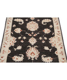 Ziegler 3'0'' X 4'8'' Hand-Knotted Wool Rug 3'0'' x 4'8'' (90 X 140) / Black / Ivory