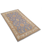 Ziegler 2'11'' X 5'1'' Hand-Knotted Wool Rug 2'11'' x 5'1'' (88 X 153) / Grey / Ivory