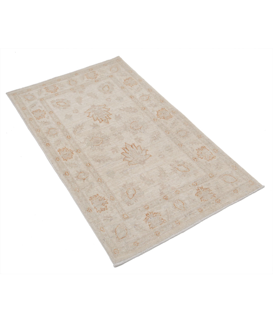 Serenity 2'6'' X 4'1'' Hand-Knotted Wool Rug 2'6'' x 4'1'' (75 X 123) / Ivory / Ivory