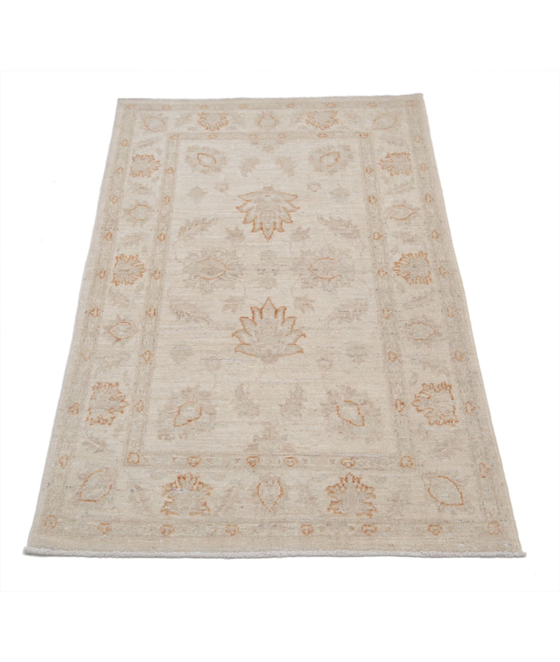 Serenity 2'6'' X 4'1'' Hand-Knotted Wool Rug 2'6'' x 4'1'' (75 X 123) / Ivory / Ivory