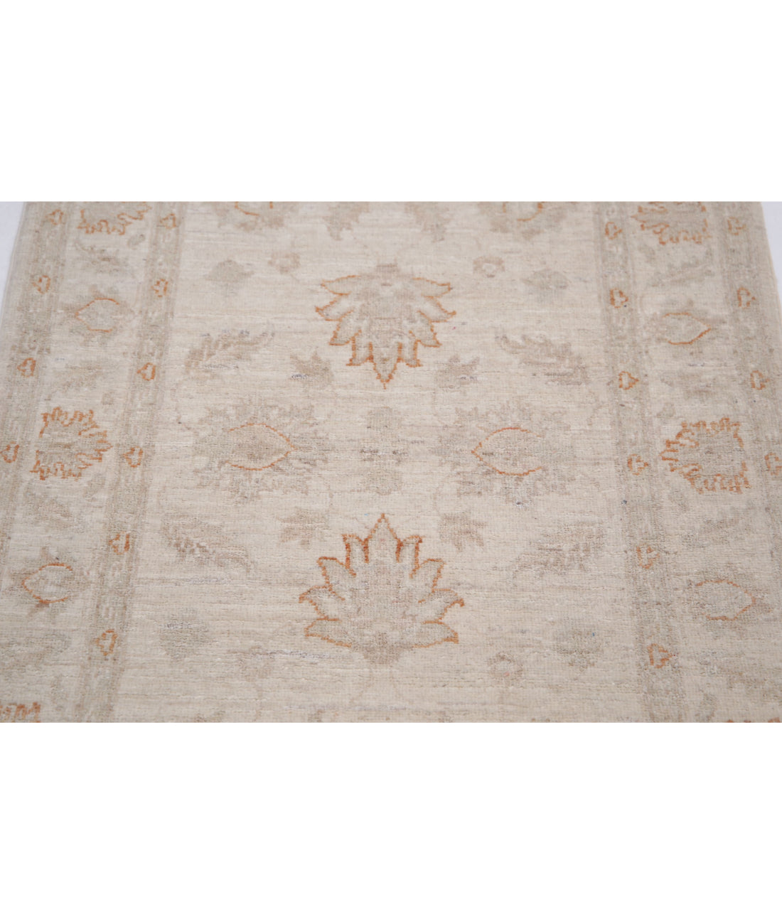 Serenity 2'6'' X 4'1'' Hand-Knotted Wool Rug 2'6'' x 4'1'' (75 X 123) / Ivory / Ivory