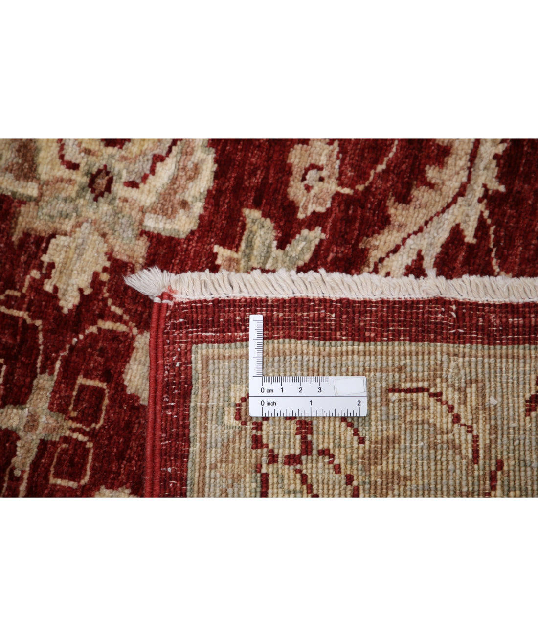 Ziegler 3'0'' X 4'7'' Hand-Knotted Wool Rug 3'0'' x 4'7'' (90 X 138) / Red / Ivory