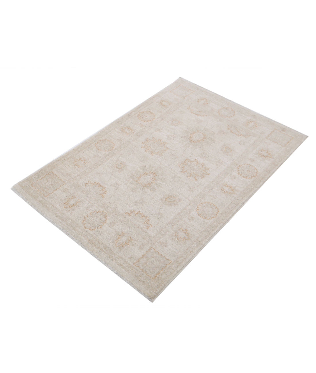 Serenity 2'10'' X 4'1'' Hand-Knotted Wool Rug 2'10'' x 4'1'' (85 X 123) / Ivory / Ivory