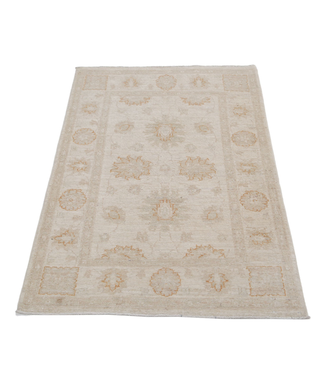 Serenity 2'10'' X 4'1'' Hand-Knotted Wool Rug 2'10'' x 4'1'' (85 X 123) / Ivory / Ivory