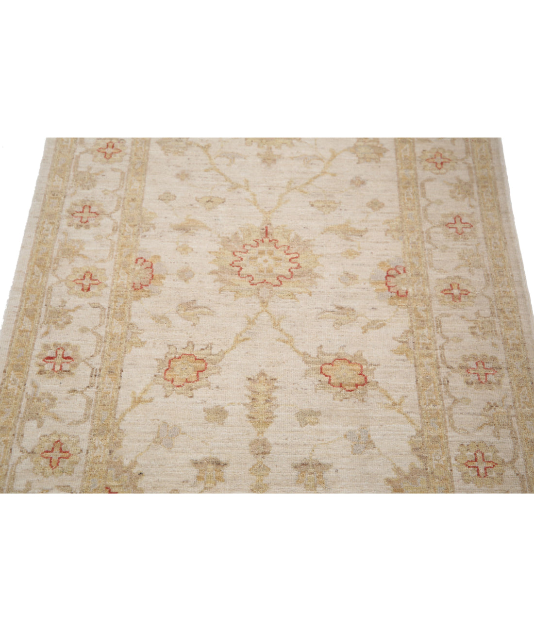 Ziegler 2'8'' X 3'11'' Hand-Knotted Wool Rug 2'8'' x 3'11'' (80 X 118) / Ivory / Ivory