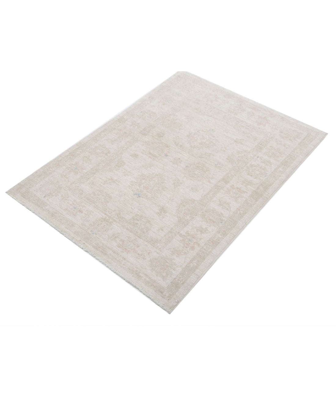 Serenity 2'9'' X 3'11'' Hand-Knotted Wool Rug 2'9'' x 3'11'' (83 X 118) / Ivory / Ivory