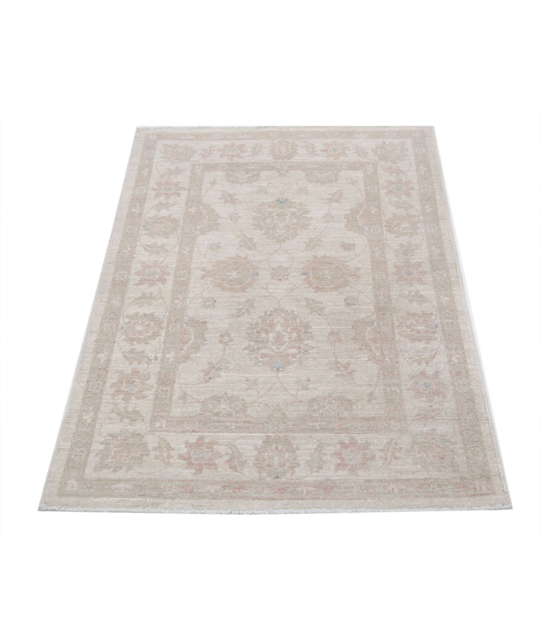 Serenity 2'9'' X 3'11'' Hand-Knotted Wool Rug 2'9'' x 3'11'' (83 X 118) / Ivory / Ivory