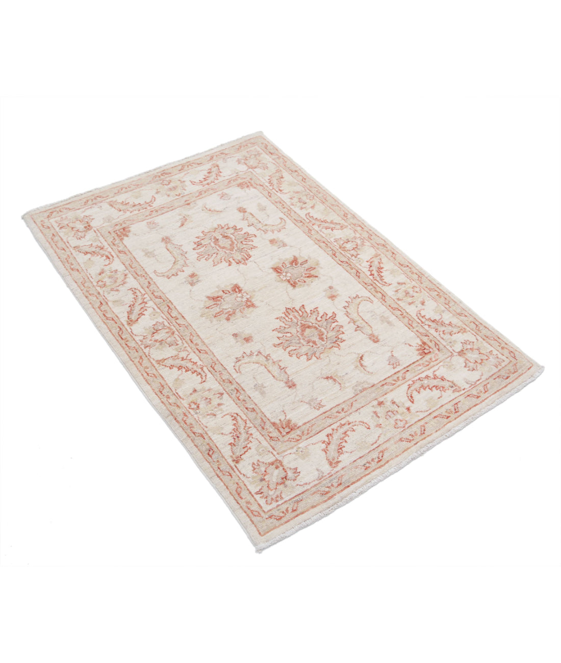 Serenity 2'8'' X 3'11'' Hand-Knotted Wool Rug 2'8'' x 3'11'' (80 X 118) / Ivory / Ivory