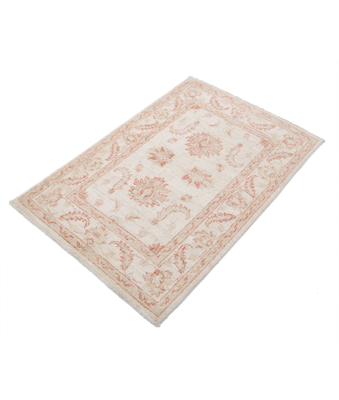 Serenity 2'8'' X 3'11'' Hand-Knotted Wool Rug 2'8'' x 3'11'' (80 X 118) / Ivory / Ivory