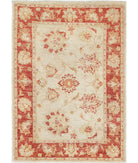 Ziegler 2'9'' X 3'10'' Hand-Knotted Wool Rug 2'9'' x 3'10'' (83 X 115) / Ivory / Red