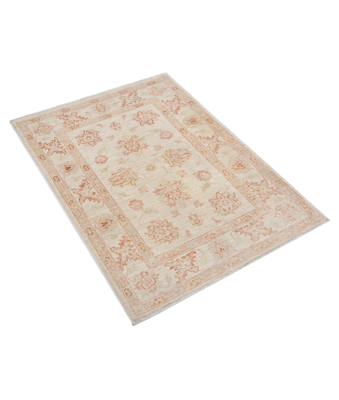 Serenity 2'10'' X 3'10'' Hand-Knotted Wool Rug 2'10'' x 3'10'' (85 X 115) / Ivory / Ivory