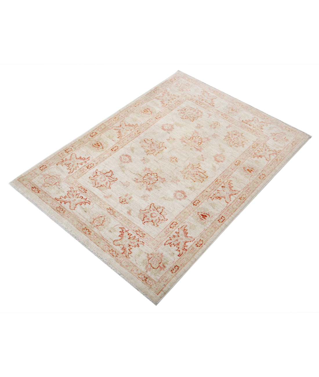 Serenity 2'10'' X 3'10'' Hand-Knotted Wool Rug 2'10'' x 3'10'' (85 X 115) / Ivory / Ivory