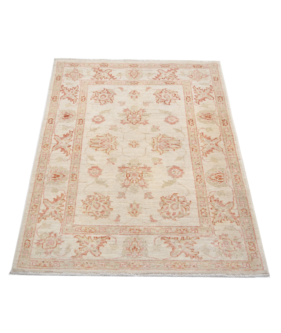 Serenity 2'10'' X 3'10'' Hand-Knotted Wool Rug 2'10'' x 3'10'' (85 X 115) / Ivory / Ivory